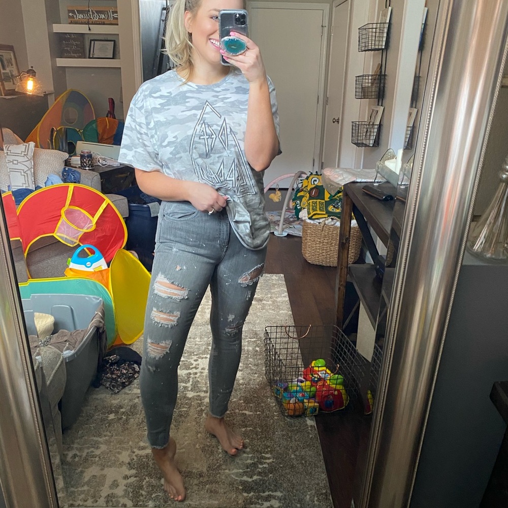 Guess ultra high rise skinny